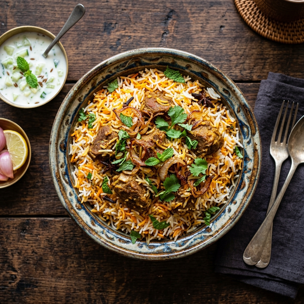 Meat Biryani